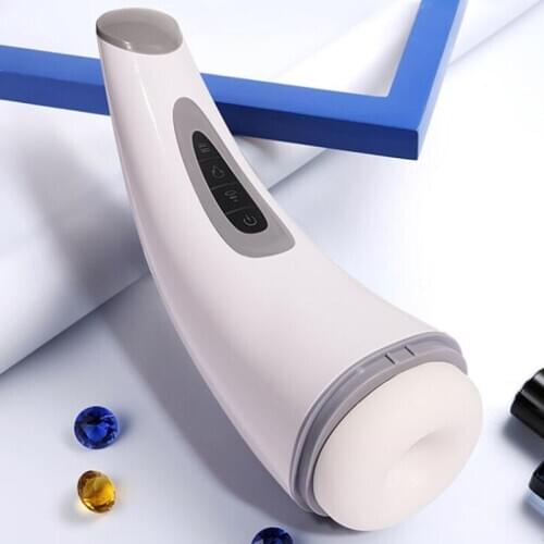 Full Automatic Sucking Male Masturbator Cup Oral Deep Throat Blowjob Clip Vibrating Heating Moaning Sex Machine Sex Toy For Men