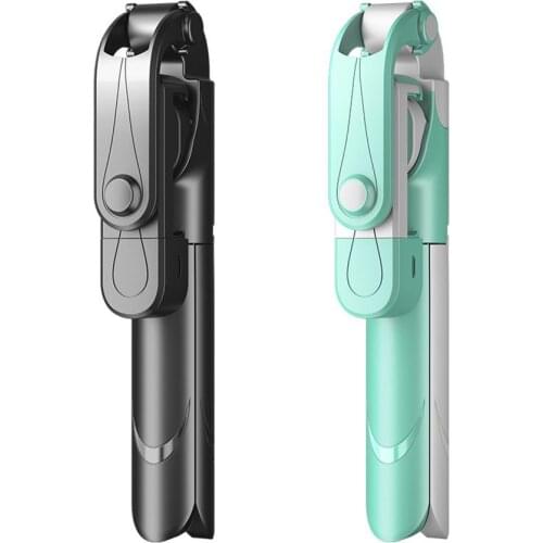 XT09 Mobile Phone Bluetooth Selfie Stick With Tripod Integrated Multi-function Video Live Support Phone Holder For Iphone 11 12