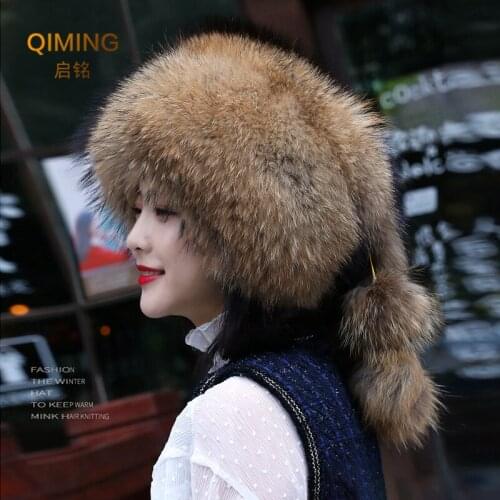 Lei Xuan fox fur hat childrens winter warm fur hat childrens winter raccoon dog fur Mongolian style imperial concubine hat