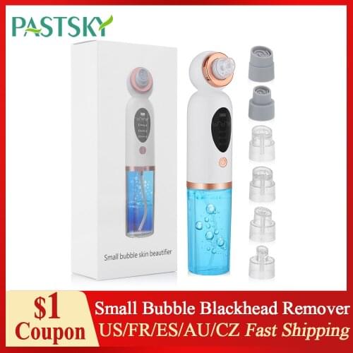 Blackhead Remover Vacuum Suction Small Bubble Acne Black Head Pore Comedone Extractor Electric Face Skin Care Nose Deep Cleaner