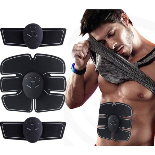 EMS Wireless Muscle Stimulator Trainer Smart Fitness Abdominal Training Electric Weight Loss Stickers Body Slimming Belt Unisex