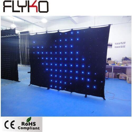 LED video dj backdrop party event decoration 2m by 3m starlight curtain