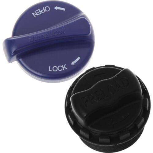 Bicycle Front Fork Lock Cap Knob Preload Adjustable MTB Bike Cycling PartsTools