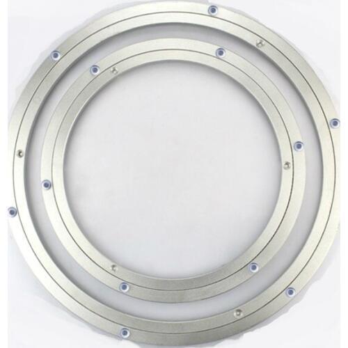 Rotating Bearing Turntable Heavy Aluminium Turn Table Round Swivel-Plate Surface Smooth Easy Setup Screwed or Fixed