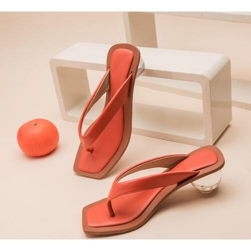 Za2021 Summer New High-quality Leather Uppers Womens Sandals Clip Sexy Sandals Big Size 35-43 Womens Shoes