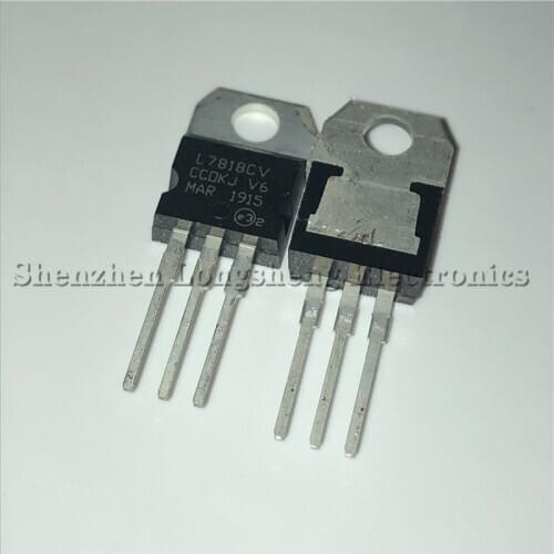 10PCS/LOT New 7818 L7818 L7818CV TO-220 Three-terminal Zener Tube / Regulator Output +18V