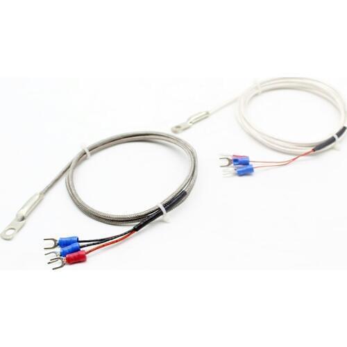 2pc SMD M6 Heraeus temperature sensor Class A pt1000/PT100 platinum resistance PT1000 with PTFE plated silver wire