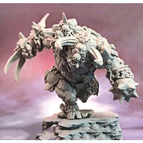 55MM ancient man warrior stand fantasy Resin figure Model kits Miniature gk Unassembly Unpainted