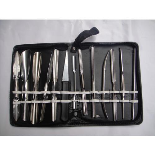 Free shipping High quality Pro13 Pcs Vegetable Fruit Carving Chisel Tool, Chef Kit