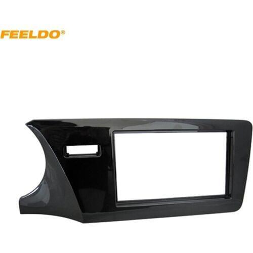 FEELDO Car Radio Audio In-dash 2-Din Fascia Frame For HONDA City Grace Ballade DVD Stereo Panel Plate Frame Installation Kit