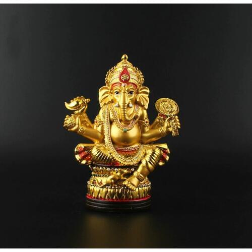 Geneisha, buddha figure, Tantric statues, India elephant god statue, Resin Ganesh figurine