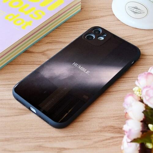 For iPhone Kendrick Lamar Humble Print Soft Matt Apple iPhone Case 6 7 8 11 12 Plus Pro X XR XS MAX SE