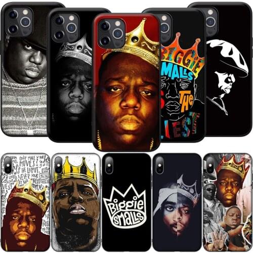 GX157 Notorious BIG Biggie Silicone Soft Case for iPhone 12 Mini 11 Pro XS Max XR X 8 7 6 6S Plus 5 5S SE 2020