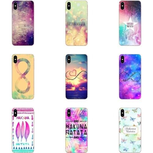 Hakuna Matata Infinity Soft TPU Case Capa Cover For Xiaomi Mi A1 A2 A3 CC9 CC9E 9T mi10 mi9 mi8 pro lite SE