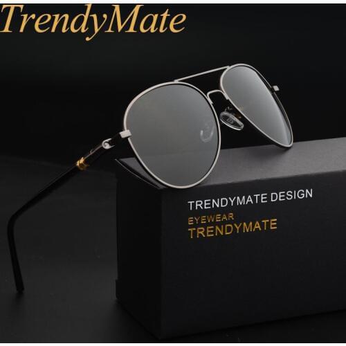 TrendyMate Luxury Brand Original Box Polarized Sunglasses Mens Goggles Women Designer Leisure Glasses oculos de sol Eyewear 801T