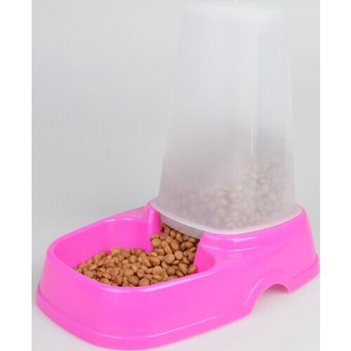 Plastic Pet Feeding Drinkers Cat Dog Automatic Feeder Drinking Animal Pet Bowl Water Bowl For Pets Dog Automatic Drinkers