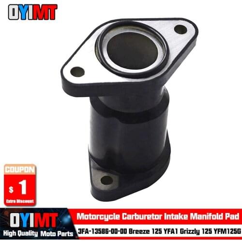 Carburetor Intake Manifold Pad For YAMAMA 3FA-13586-00-00 Breeze 125 YFA1 1989-2004 Grizzly 125 YFM125G 2004-2013