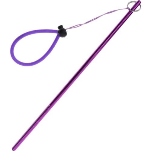 Scuba Diving Underwater 13.78" / 35cm Aluminum Alloy Lobster Tickle Pointer Stick with Measurement and Wrist Lanyard