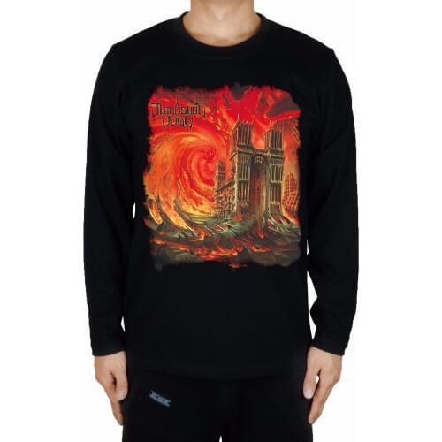 5 styles Summer Style Notre Dame de Paris church Bloodshot Dawn Rock men women shirt punk heavy Melodic metal long sleeve
