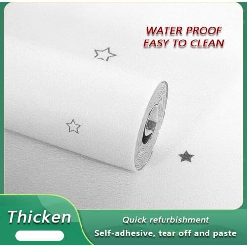 3D Self-Adhesive Wall Stickers Waterproof DIY 3D Wallpaper Self-Adhesive Panel Bedroom Kitchen Living Room Wall Decoration
