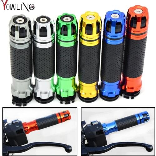 Universal Street&&Racing 7/8''22MM CNC Motorcycle handlebar grip handle bar Motorbike handlebar grips 8 colors Hand Bar Ends