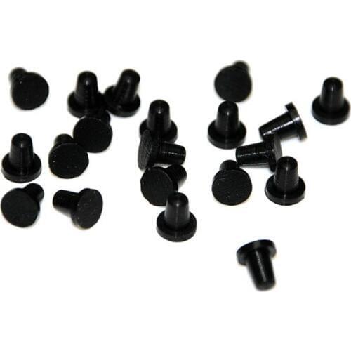 1000 pcs High quality small black rubber plug for ink cartridge / CISS accessories and parts drop shipping