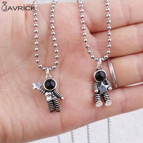 20pcs Universe Astronaut Antique Silvery Space Man Charms Pendants DIY Handmade Tibetan Silver Findings Jewelry Making