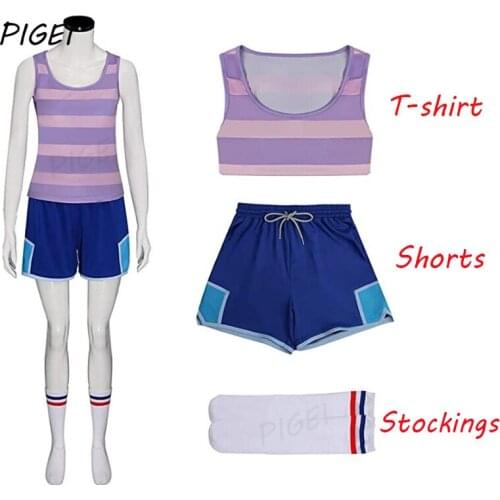 2021 Anime Wonder Egg Priority Ohto Ai Cosplay Costumes Halloween Ohto Ai Uniforms Vest Shorts Suits for Women Girls Sportswear