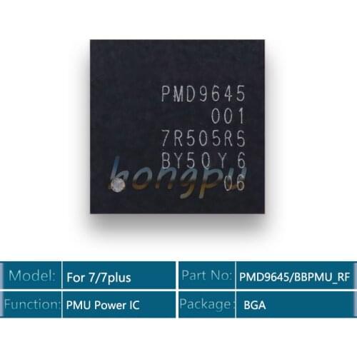 3pcs/lot PMD9645/BBPMU_RF PMU For iphone 7/7plus baseband Small Power Management IC Chip For Qualcomm Version