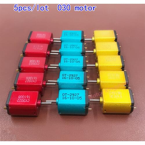 5pcs/lot Micro Mini 030 Carbon Brush Motor DC 1.5V-3.7V 52000RPM Ultrahigh speed Electric Motor DIY Four Wheeler Car