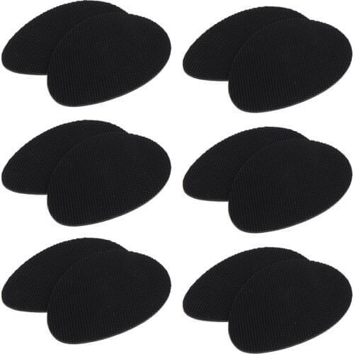 6Pairs Anti-Slip Rubber Shoe Grips Self-Adhesive Shoe Pads Protector Sticker