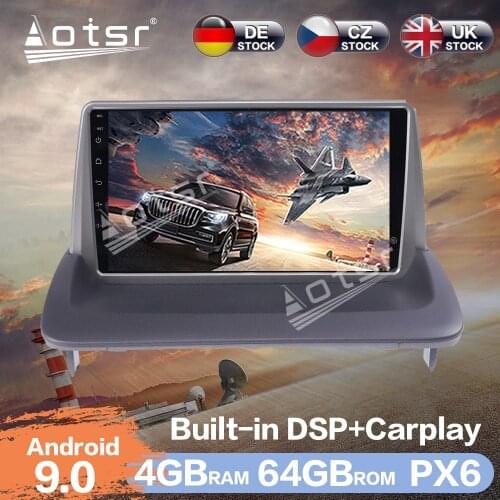 Aotsr Latest Android 10 Car Radio Player GPS Navigation DSP Car Auto Stereo Video HD Multimedia For VOLVO C30 S40 C70 2006-2012