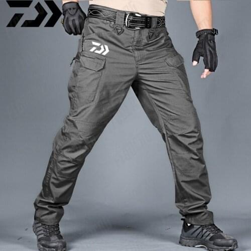 Daiwa Fishing Pants Waterproof Breathable Pants Men Camouflage Clothes Fishing Clothing Hunting Outdoor Trousers Fishing Wear