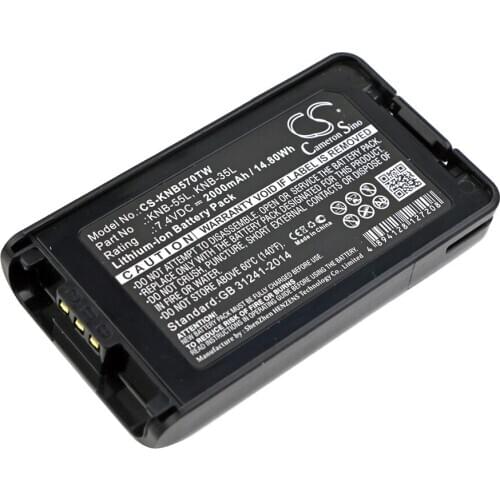 CameronSino for KENWOOD NX-220 NX-320 NX-3220 NX-3320 TK-2140 TK-2148 TK-2160 TK-2168 TK-2170 TK-2170M TK-2173 TK-2360 battery