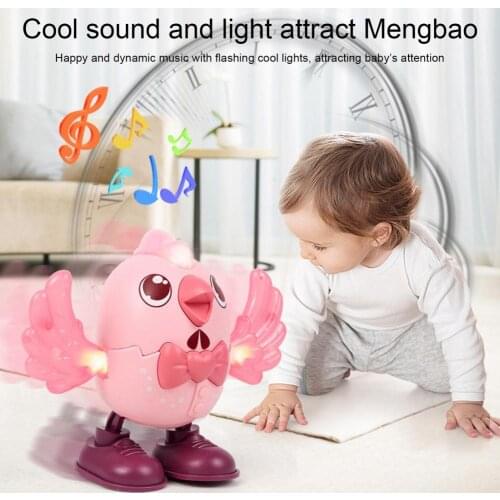 Kids Simulation Chicken Model Toy Cartoon Shape Musical Sound Dancing Walking ABS Baby Electric Early Education Development Toy