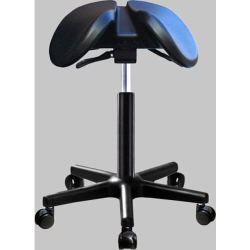 Ergonomic Hydraulic Saddle Stool Office Wheel Doctor Chair Rolling Adjustable Height Clinic Dentist Spa Massage Medical Salon