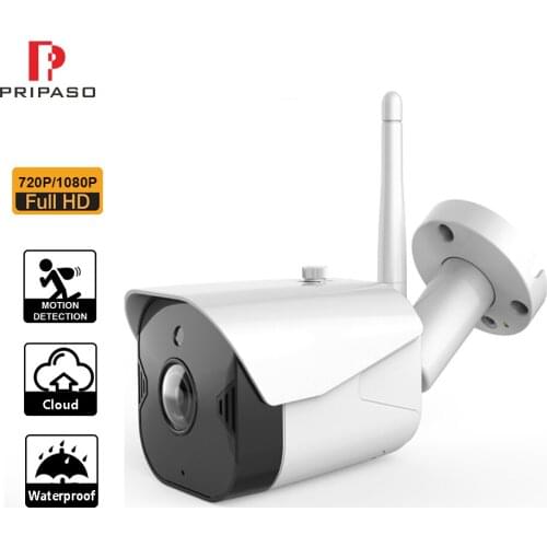 HD 1080P Wifi Bullet Camera Cloud Storage Intelligent Camera Security Outdoor Waterproof Wireless Camera Night Vision