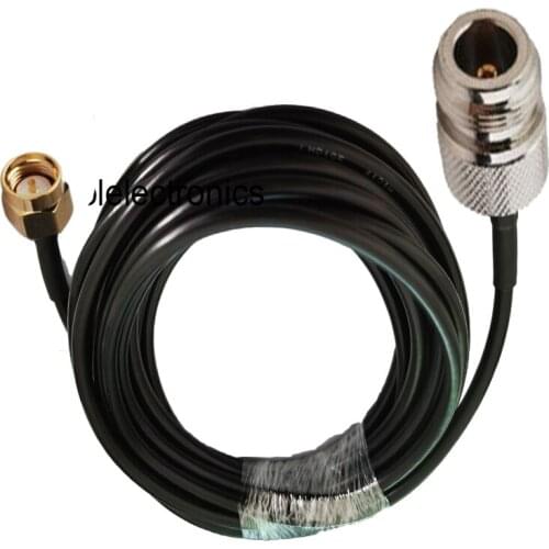 SMA Male to N Jack Female Connector LMR195 RFCoaxial Extension Jumper Cable 50ohm 50cm 1/2/3/5/10/15/20/25/30m
