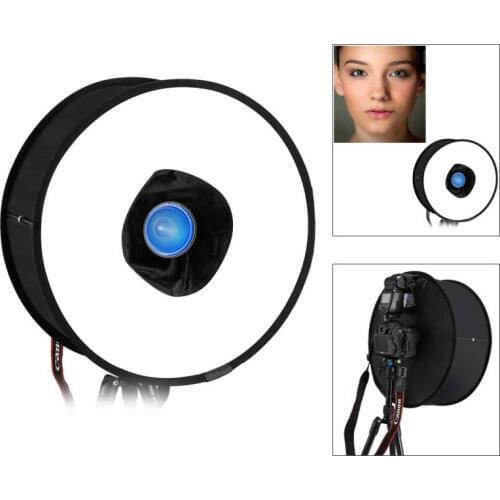 PULUZ Easy-Fold Circular Macro Ring Softbox 18" 45cm for Flash Photography