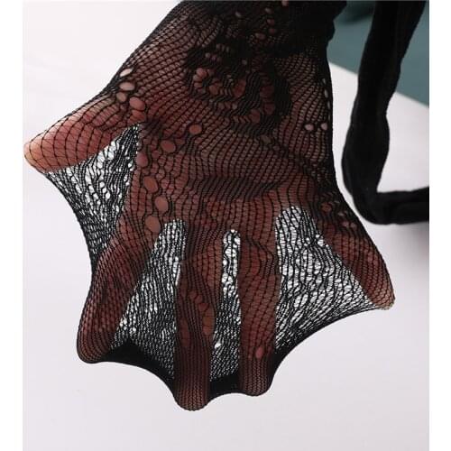 Summer rose mesh high-elastic breathable pantyhose childrens thin hollow summer sunscreen baby mosquito repellent socks