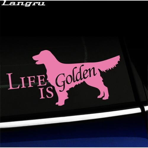 Life Is Golden Inspirational Quotations Cute And Interesting Fashion Sticker Car Sticker Accessories Jdm