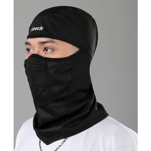 Sireck Men Winter Bicycle Windproof Warm Thermal Fleece Bike Full Face Mask Running Caps Equipment Neck Head Scarf Neck Hats