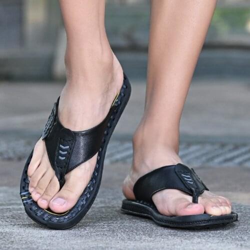 Flat Trend New 2021 Shoes Men Slippers Fashion Home Mens Summer High Quality Famous Brand Simplicity Non-slip Designer Luxury