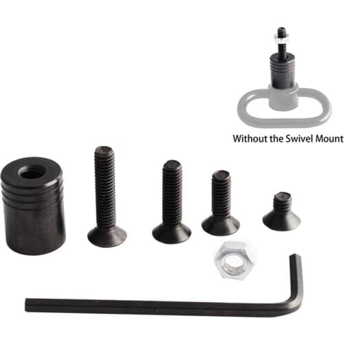 Quick Detach Sling Mount Base Screw Kit with 4 Screws + 1 nut + 1 Wrench Tactical Hunting Accessories