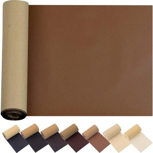 Self-Adhesive Leather Repair Stickers 50x137cm Stick-On Sofa Couch Repairing Subsidies Stickers Car Seat Furniture Supplies