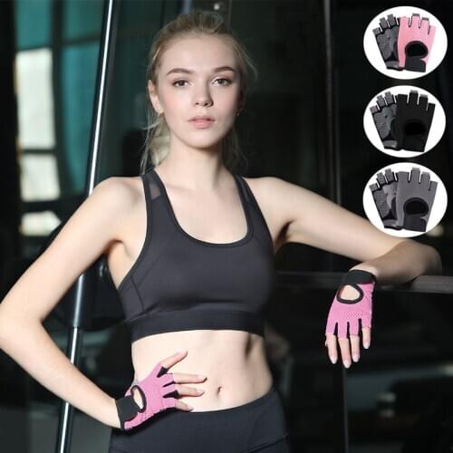 VEQKING Half Finger Fitness Gloves,Man Non-slip Weight Lifting Gloves,Women Gym Bodybuilding Training Sport Gloves Cycling Glove
