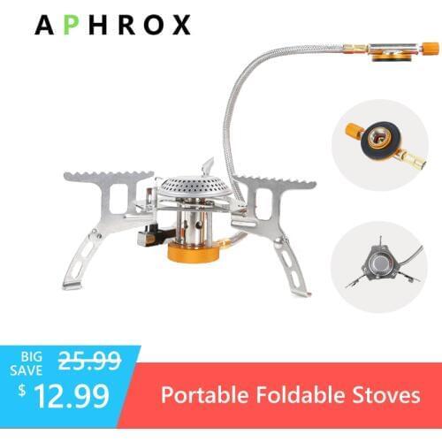 Portable Foldable Stove Camping Gas burner Folding Electronic Stove hiking 3000W Outdoor Gas Stove