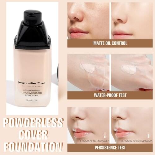 Professional cosmetic Multi-effect makeup products for nice face selamy make up base tonal cream nude liquid foundation powder