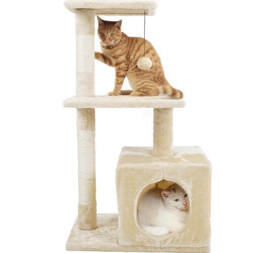 Domestic Delivery Animal Luxury Furniture PAWZ Road Cat Tree Pet House Furniture Cat Toys Scratching Post Wood Climbing Tree