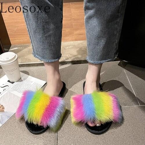 Fashion Sweet Beach Slippers Women Summer Outdoor Casual Flats Comfort Slides Sandals Woman Square Toe Flip Flops Sandals
